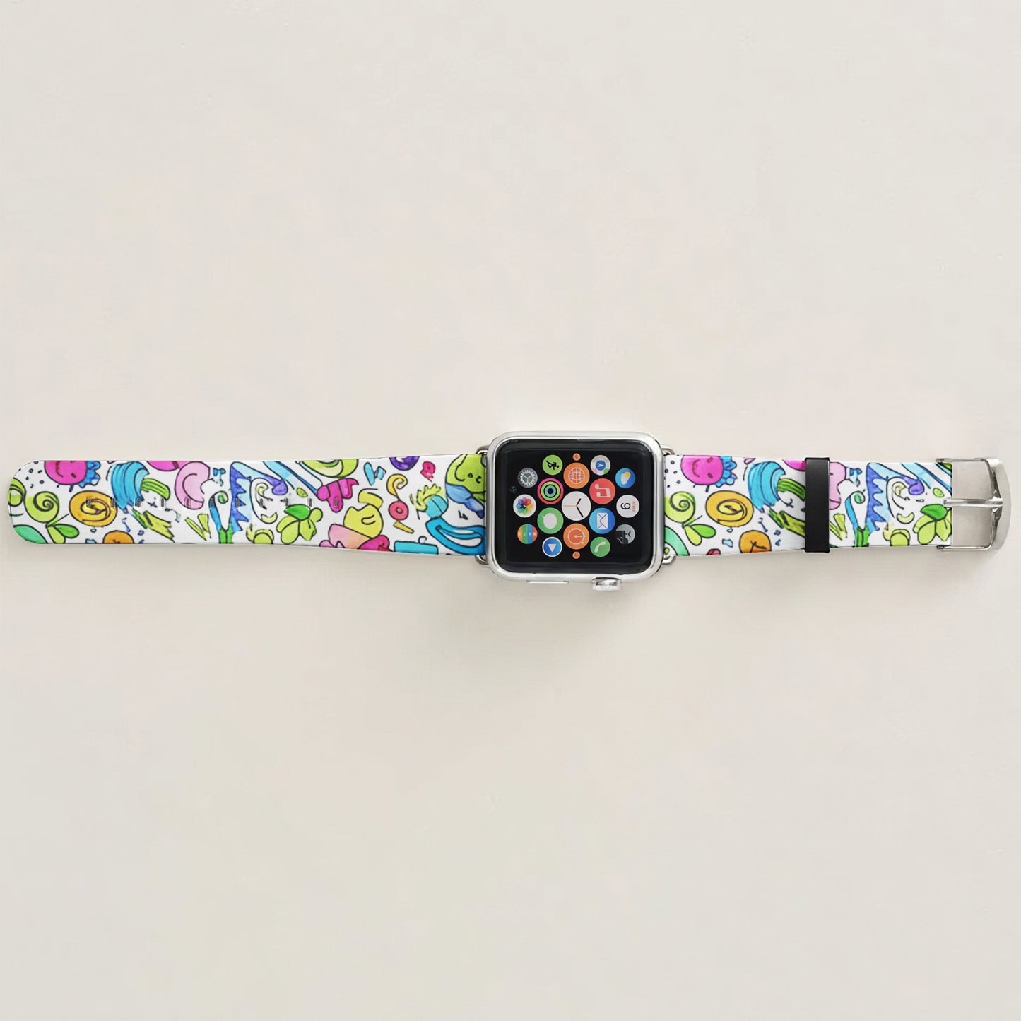 Playful Doodle Watch Band