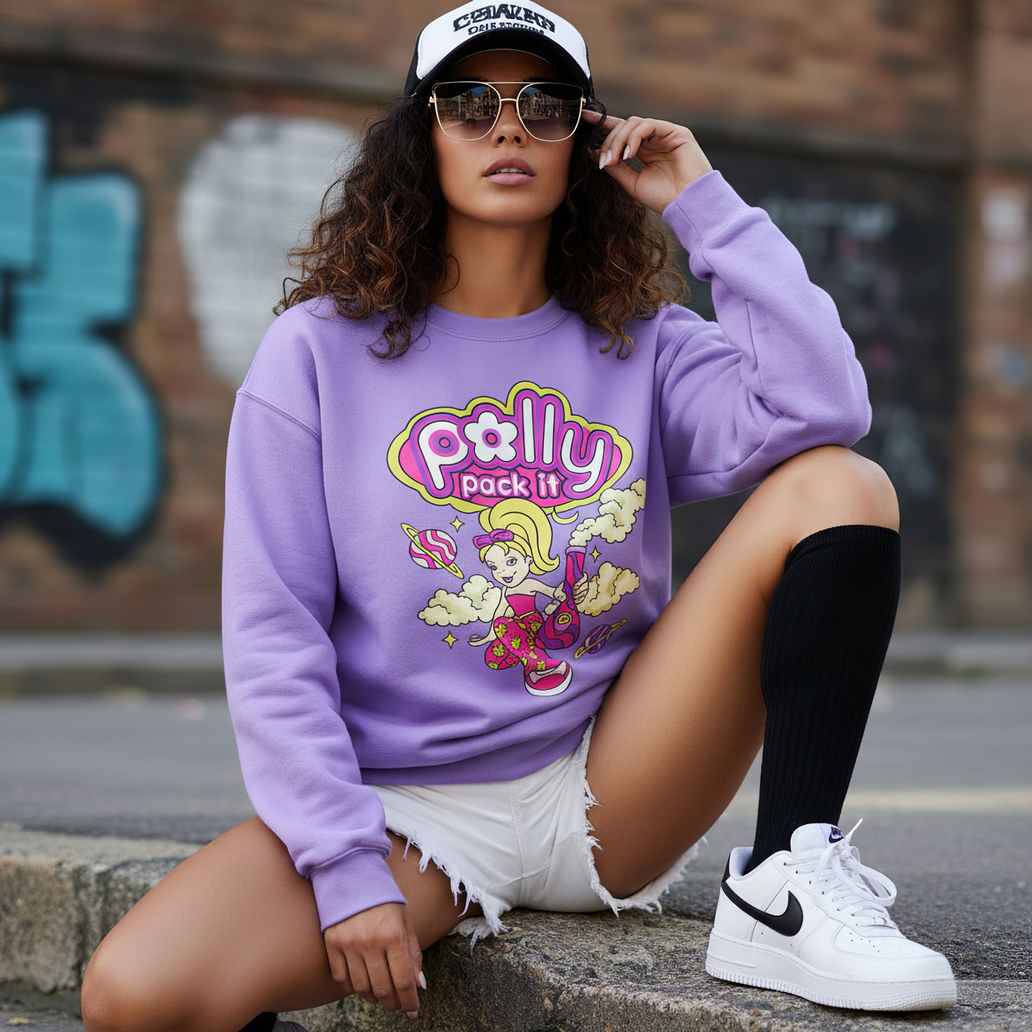 Polly Pack It Retro Sweatshirt