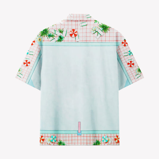 Poolside Retro Hawaiian Shirt & Shorts Set