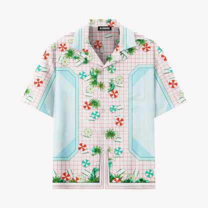 Poolside Retro Hawaiian Shirt & Shorts Set