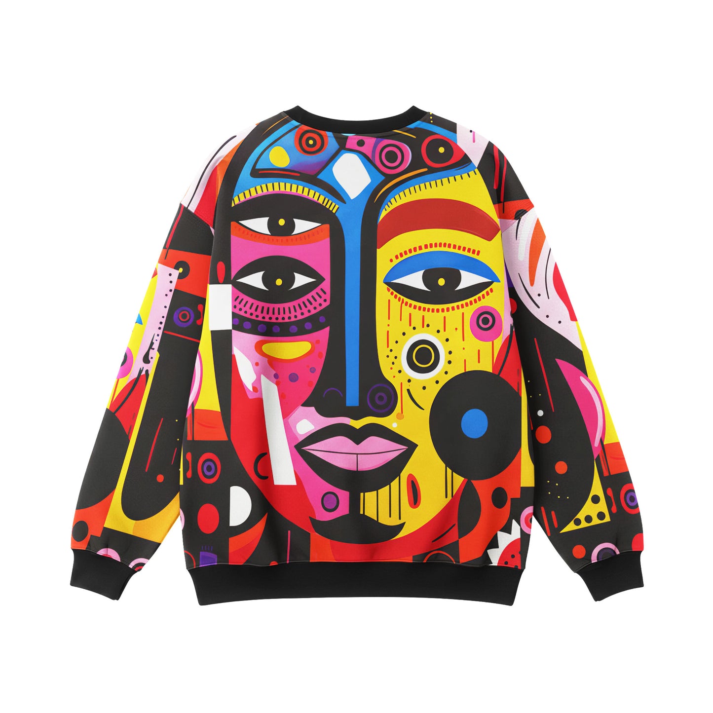Pop Art Abstract Face Sweatshirt