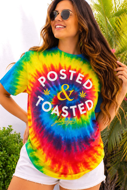 Posted & Toasted Tie Dye T-Shirt