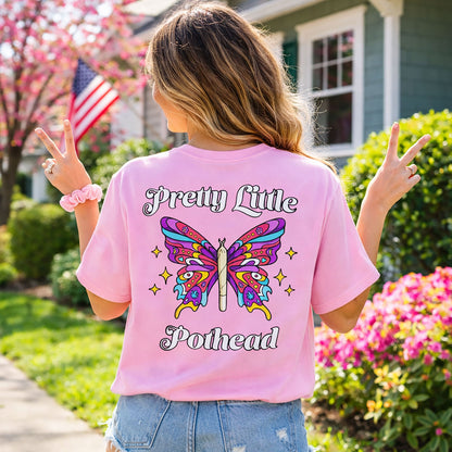 Pretty Little Pothead Butterfly Tee