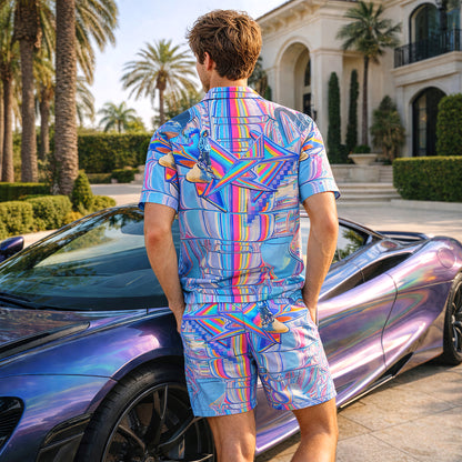 Prismatic Dreamwalker Shirts & Shorts Set