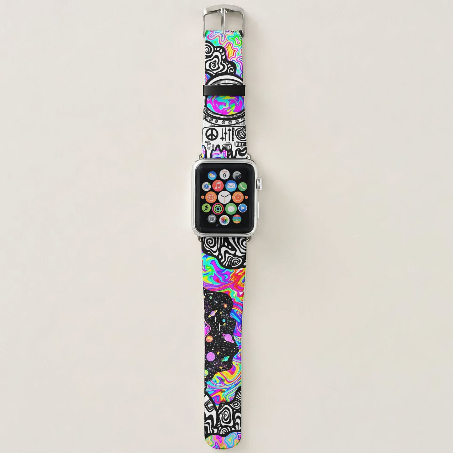 Psychedelic Doodle Watch Band