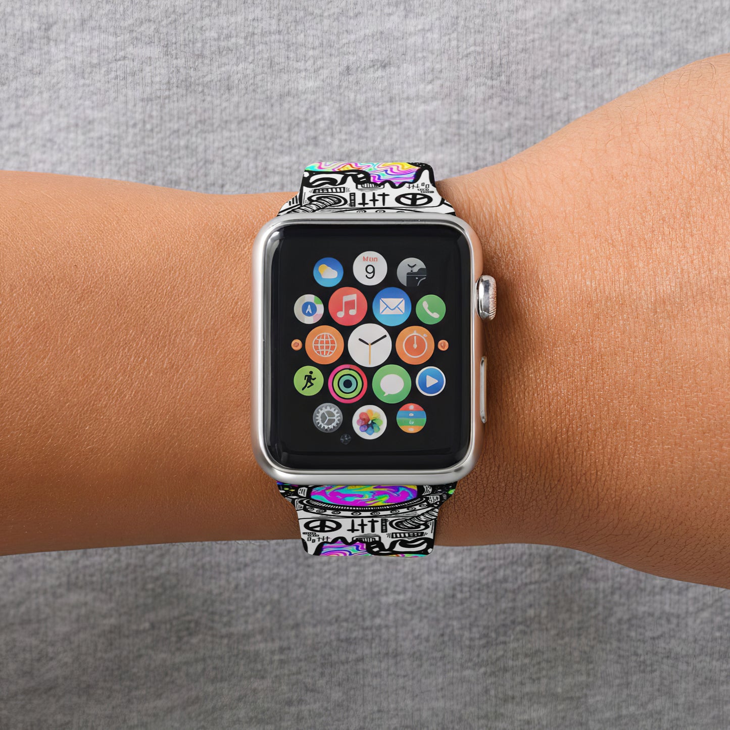 Psychedelic Doodle Watch Band