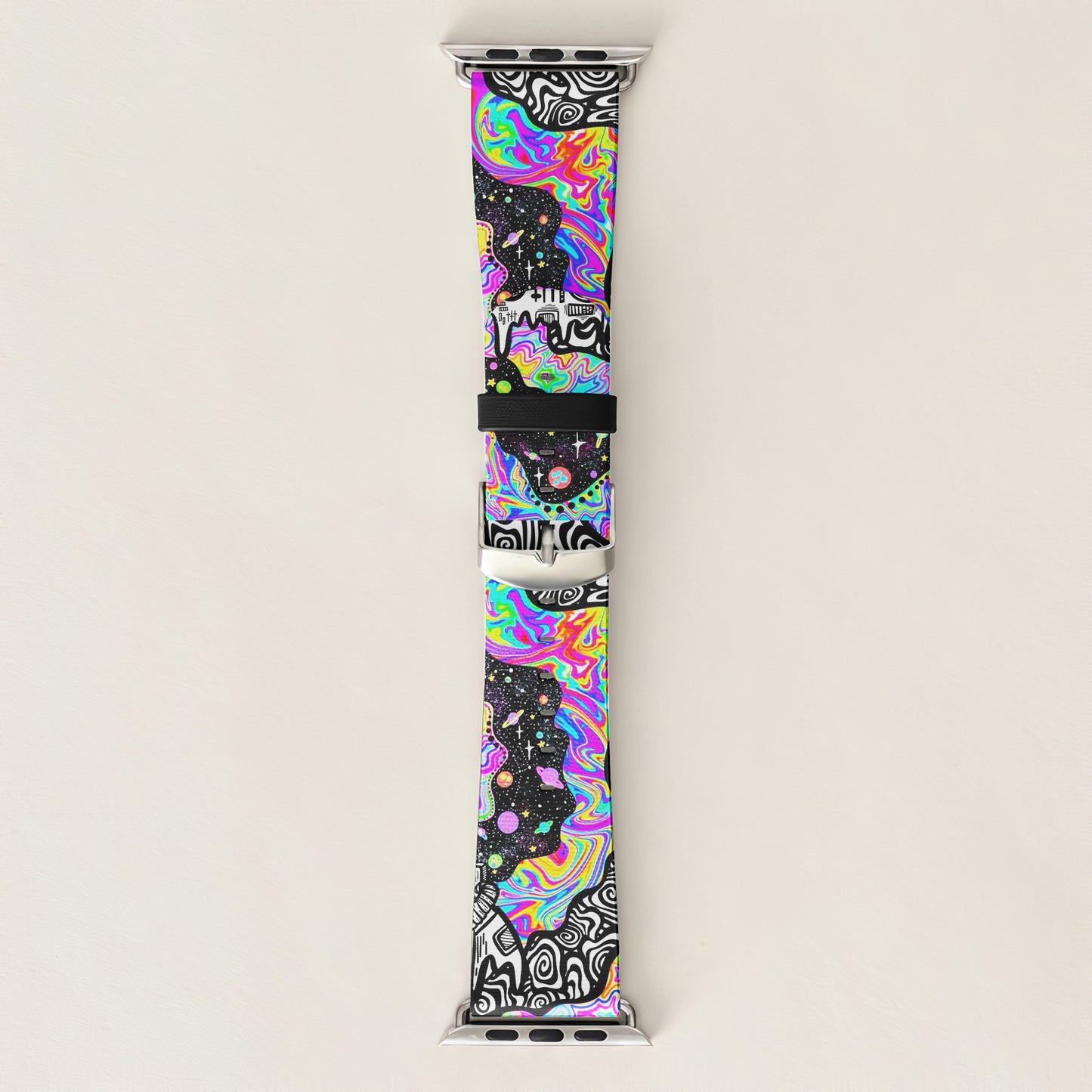 Psychedelic Doodle Watch Band