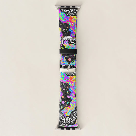 Psychedelic Doodle Watch Band