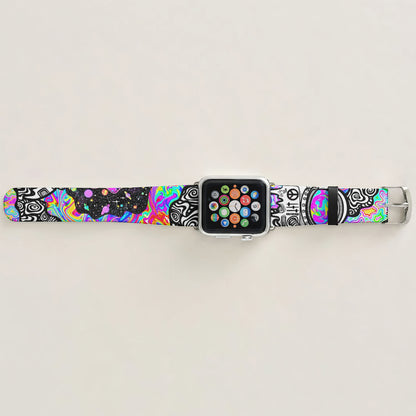 Psychedelic Doodle Watch Band