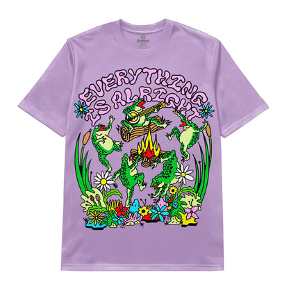Psychedelic Frog Campfire Tee