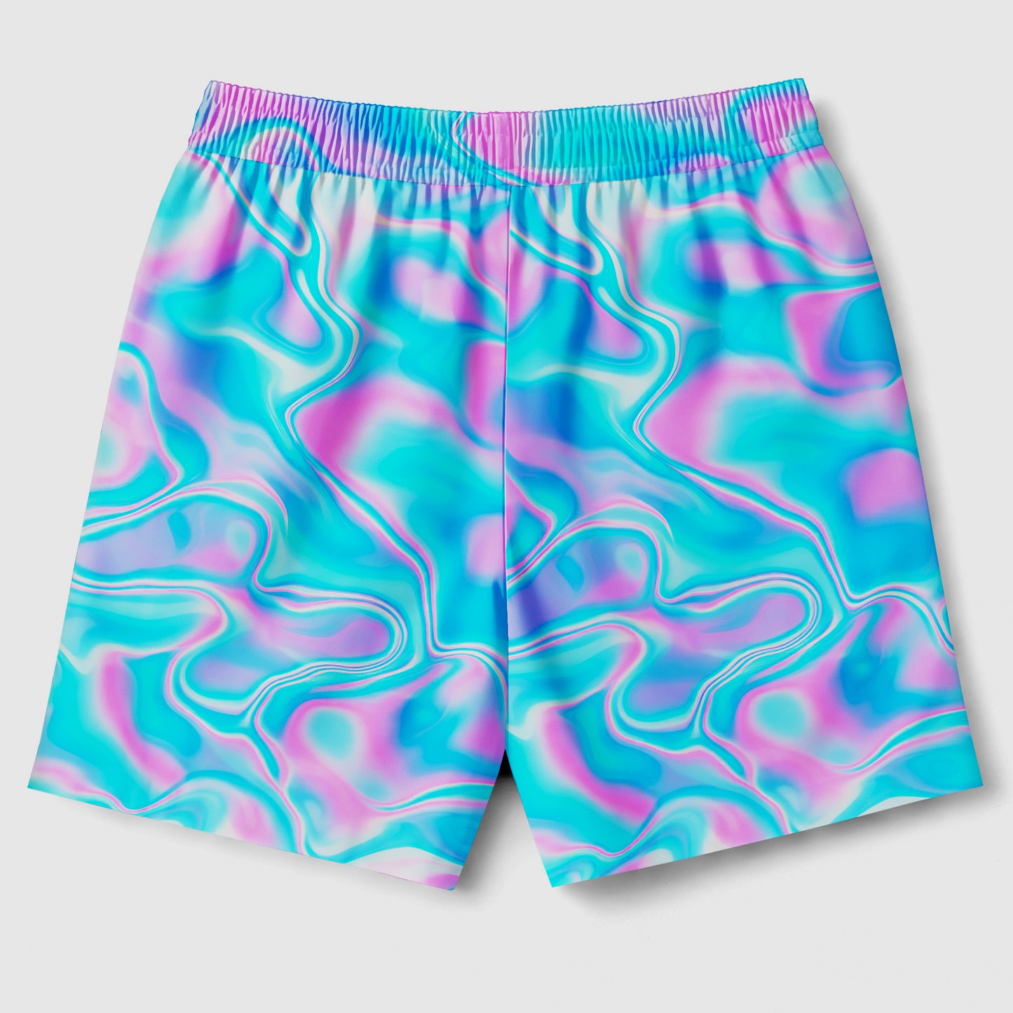 Psychedelic Marble Wave Hawaiian Shirt & Shorts Set
