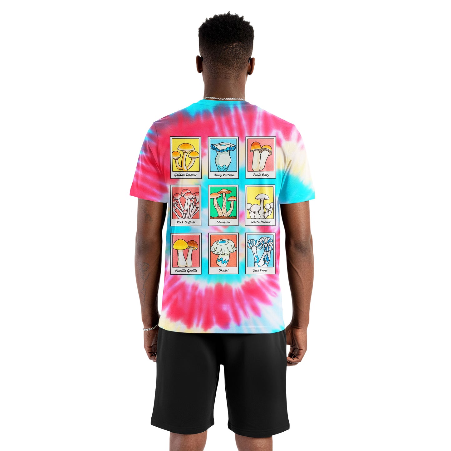 Psychedelic Mushroom Tie-Dye T-Shirt