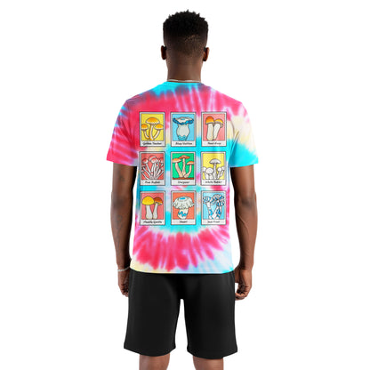 Psychedelic Mushroom Tie-Dye T-Shirt