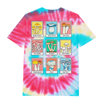 Psychedelic Mushroom Tie-Dye T-Shirt