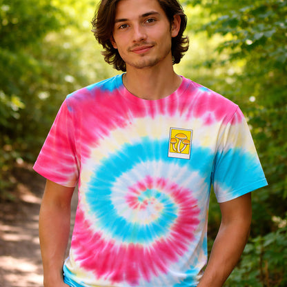 Psychedelic Mushroom Tie-Dye T-Shirt