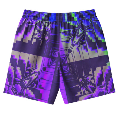 Psychedelic Neon Tunnel Hawaiian Shirt & Shorts Set