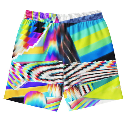 Psychedelic Rainbow Hawaiian Shirt & Shorts Set