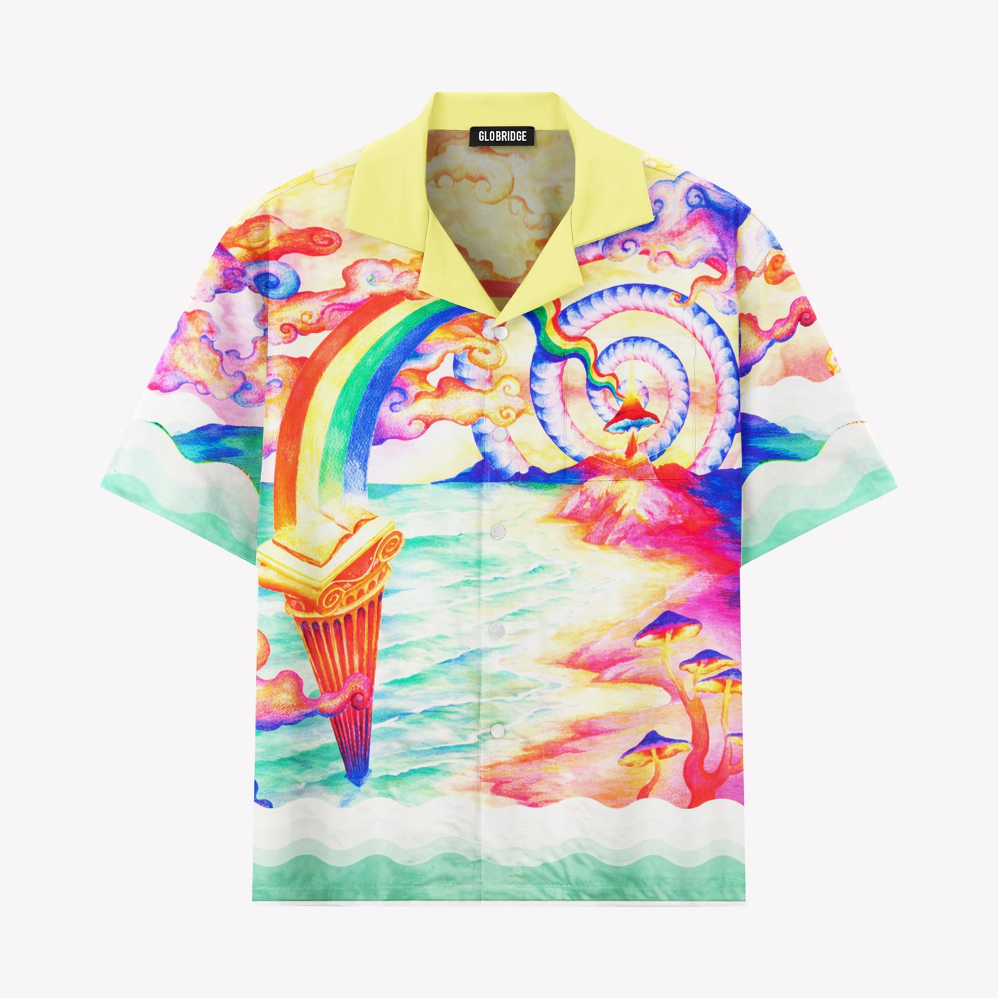 Psychedelic Rainbow Statement Shirt