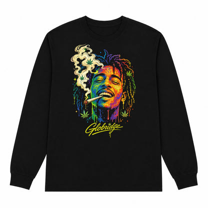 Psychedelic Rasta Smoker Long Sleeve Shirt