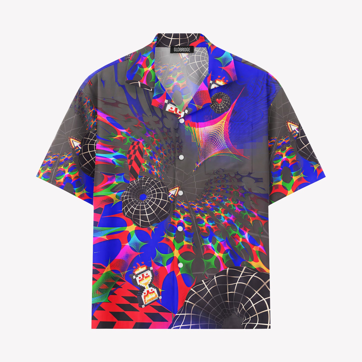 Psychedelic Rave Summer Shirt & Shorts Set
