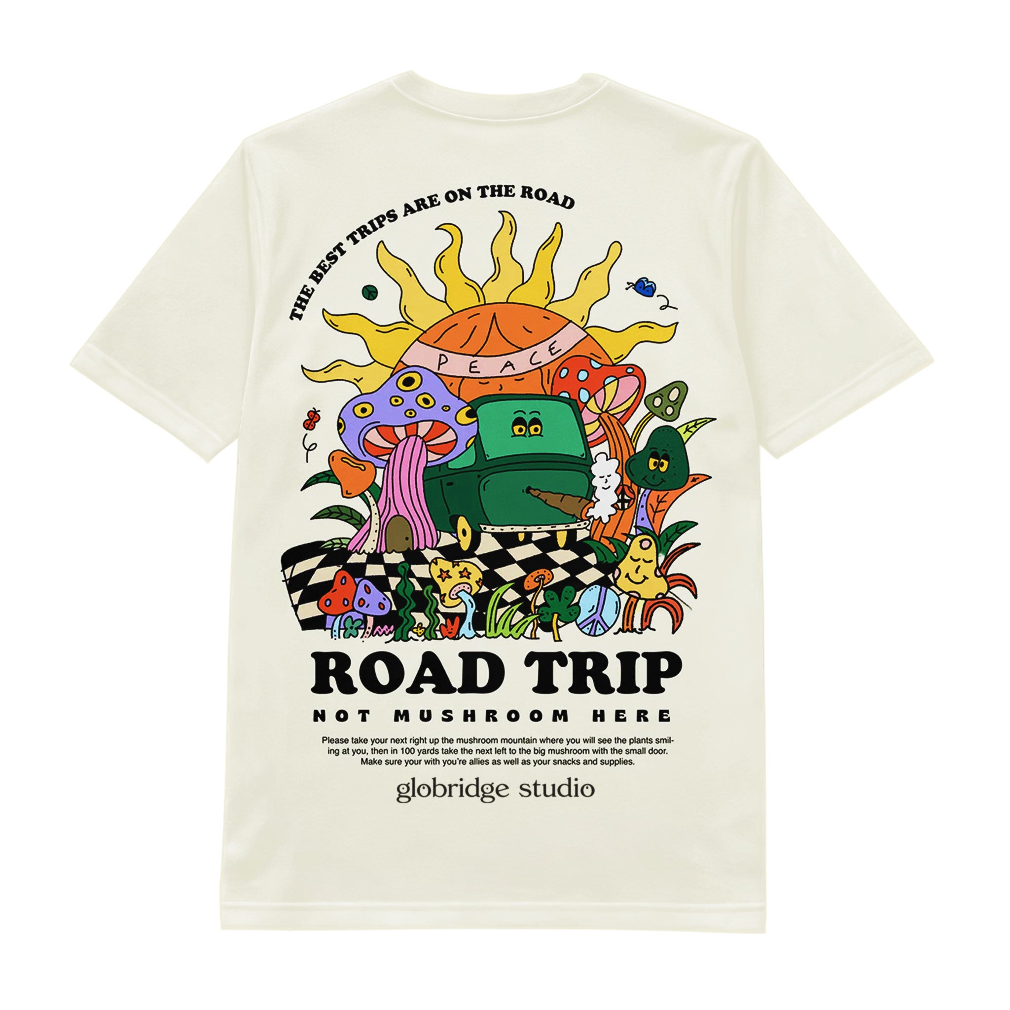 Psychedelic Road Trip Graphic Tee – Globridge Studio