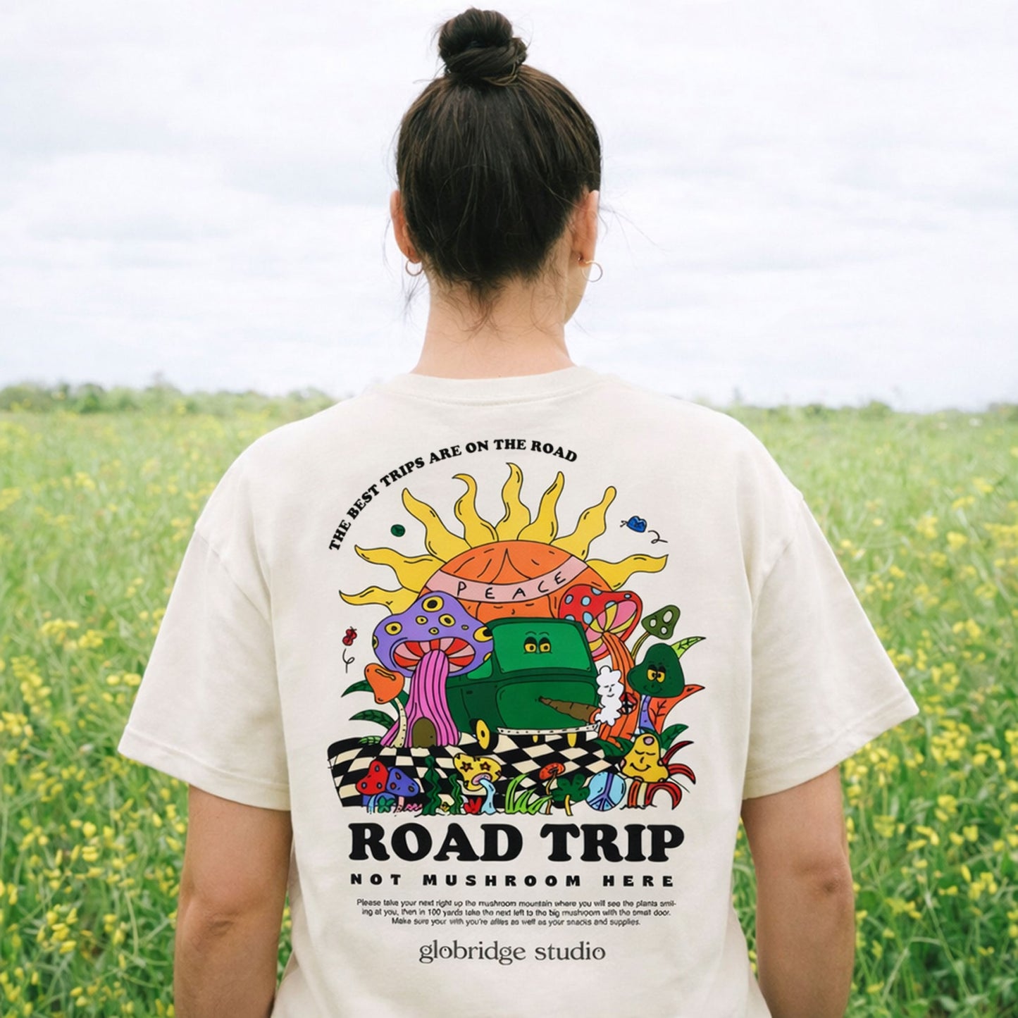 Psychedelic Road Trip Graphic Tee