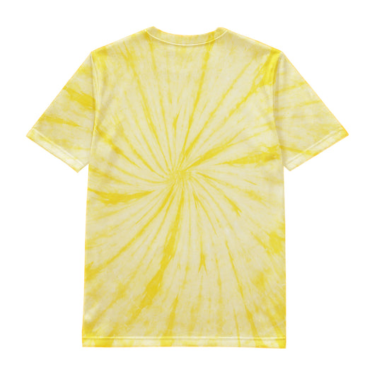 Purps Cartoon Tie-Dye Graphic T-Shirt