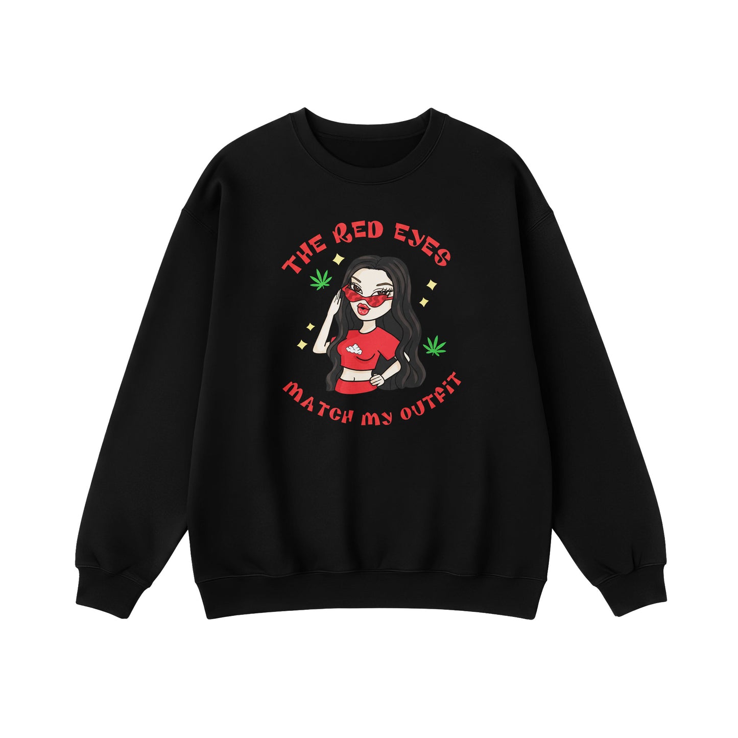 Red Eyes Match My Outfit Sweatshirt