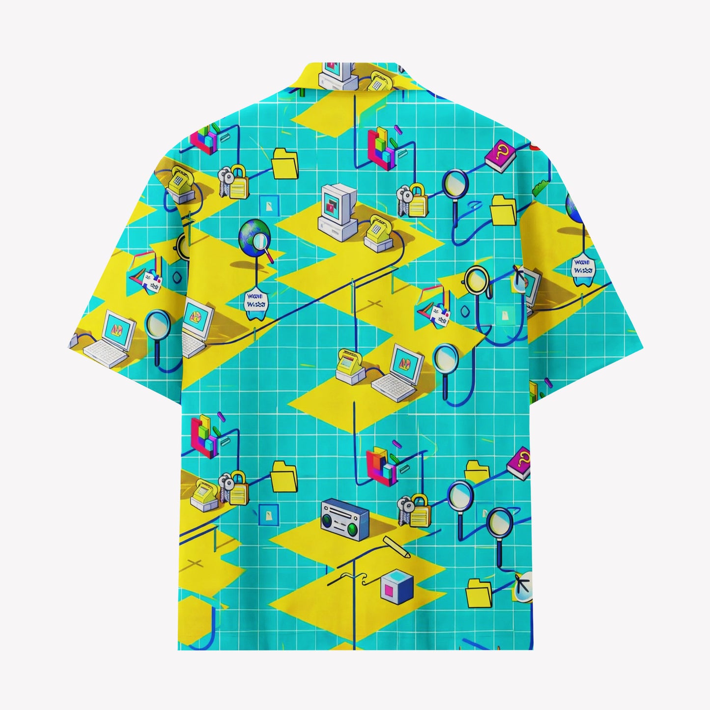 Retro 90s Internet Explorer Hawaiian Shirt