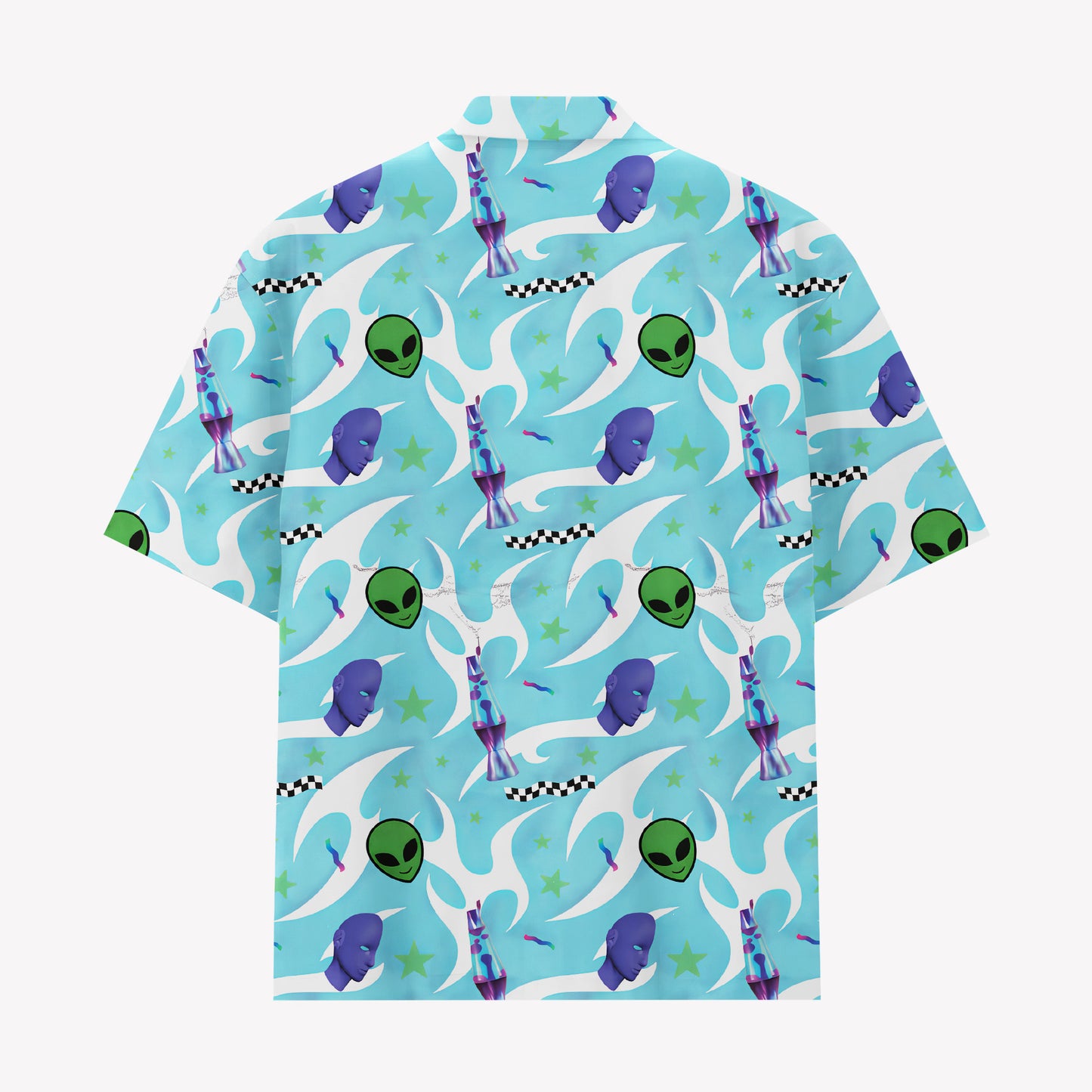 Retro Alien Vaporwave Hawaiian Shirt