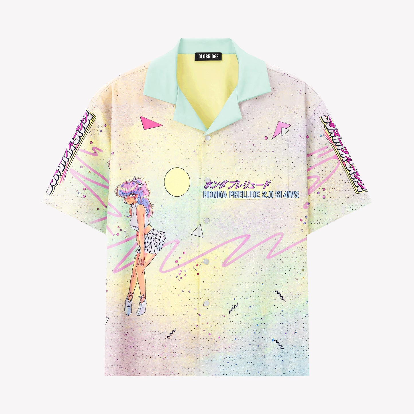 Retro Anime JDM Car Hawaiian Shirt