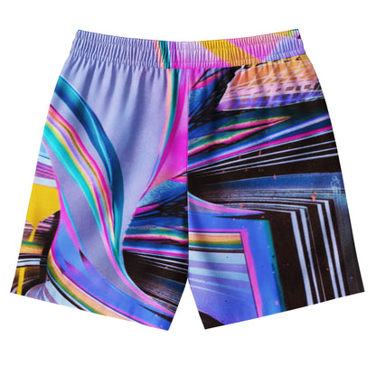 Retro Digital Warpwave Shirts & Shorts Set