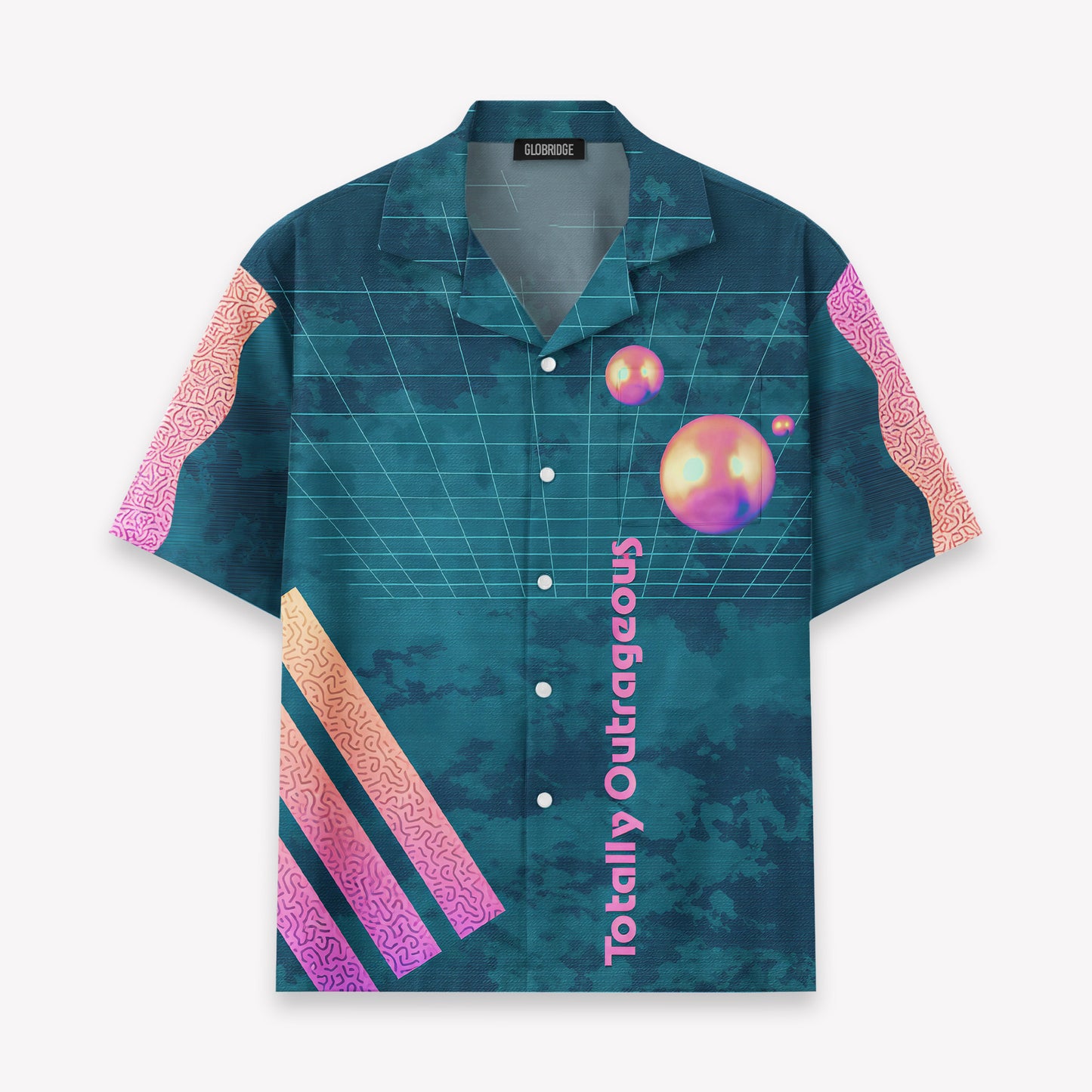Retro Futuristic Vaporwave Hawaiian Shirt