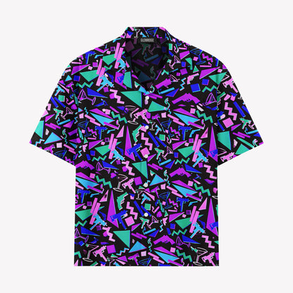 Retro Memphis Neon Party Hawaiian Shirt