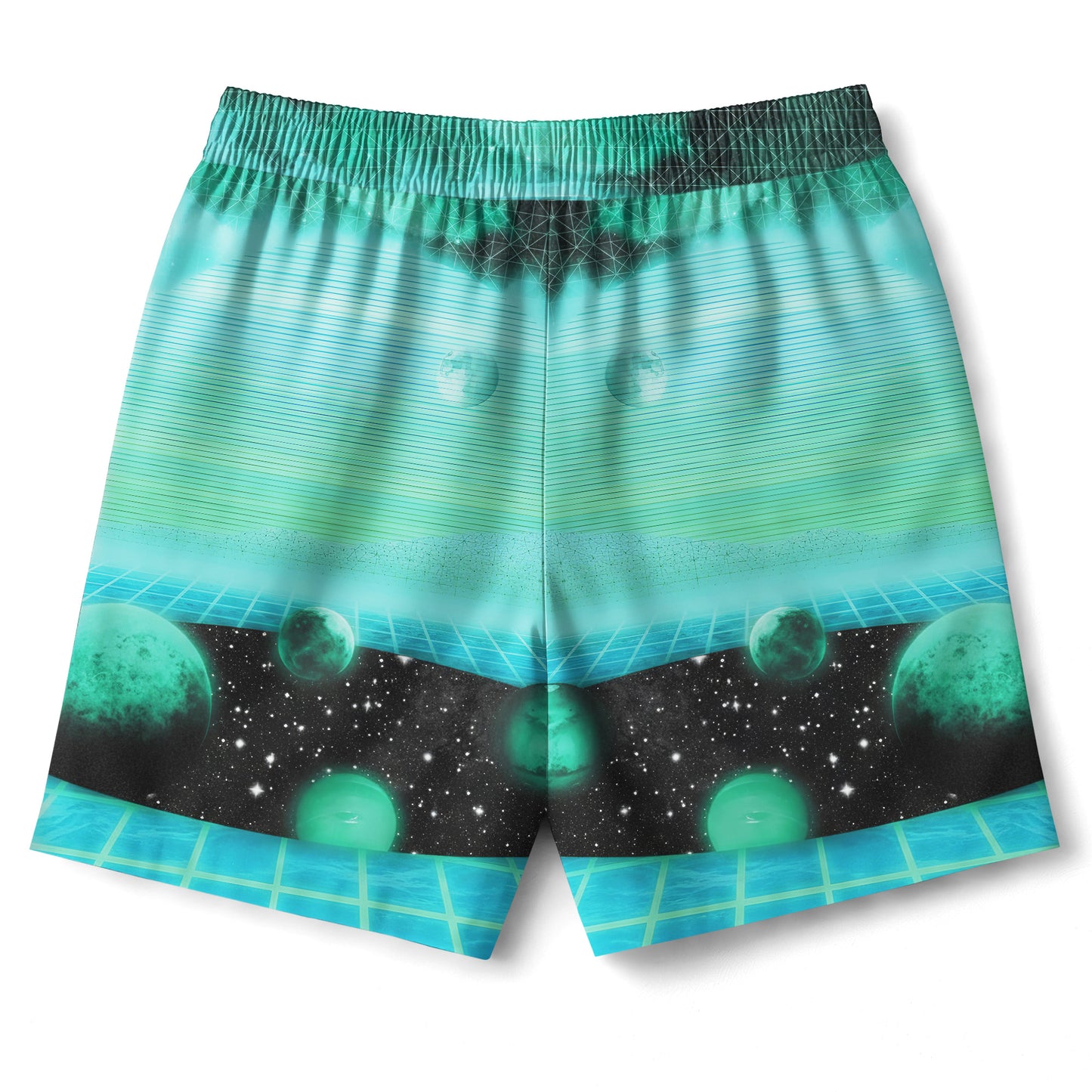 Retro Space Summer Shirts & Shorts Set