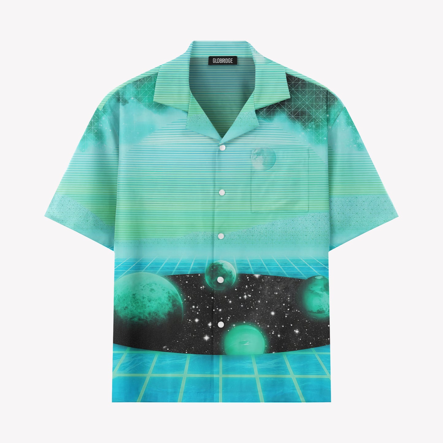 Retro Space Summer Shirts & Shorts Set