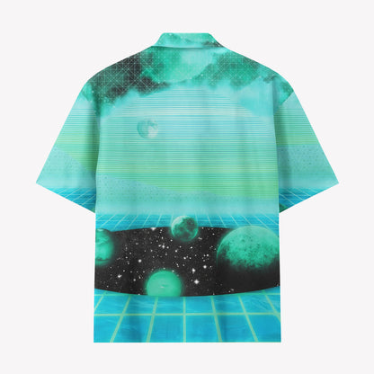 Retro Space Summer Shirts & Shorts Set