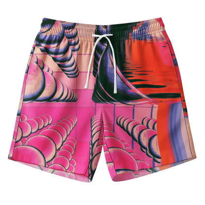 Retro Vaporwave Mirage Shirts & Shorts Set