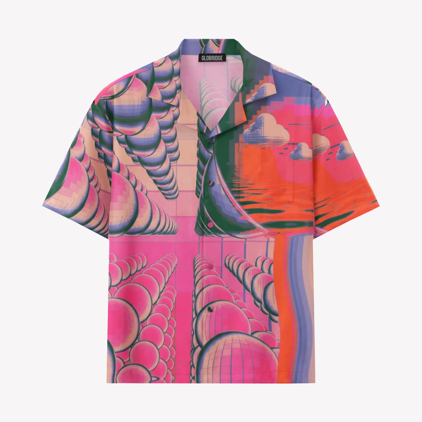 Retro Vaporwave Mirage Shirts & Shorts Set