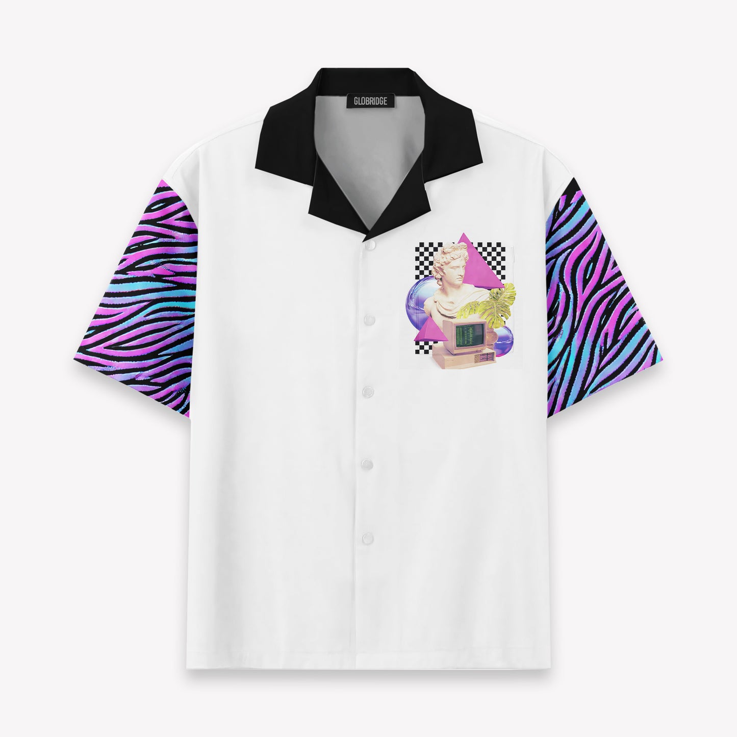 Retro Vaporwave Statue Hawaiian Shirt