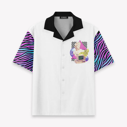 Retro Vaporwave Statue Hawaiian Shirt
