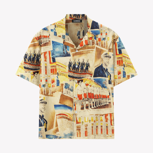 Retro Vintage Travel Hawaiian Shirt