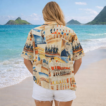 Retro Vintage Travel Hawaiian Shirt