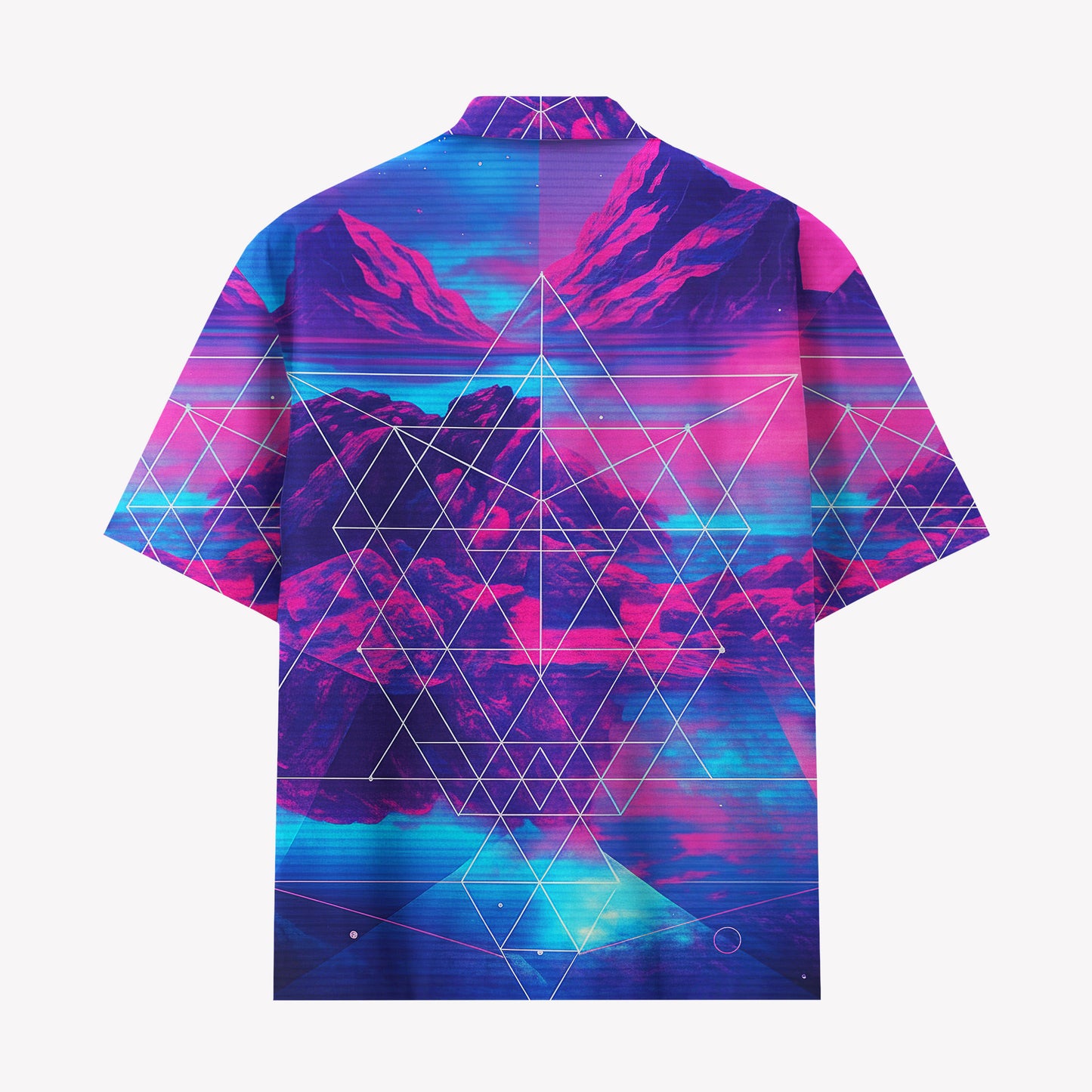 Retro Wave Mountain Shirts & Shorts Set
