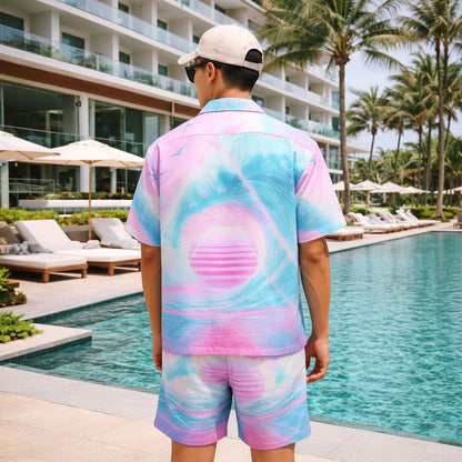 Retro Wave Summer Shirts & Shorts Set