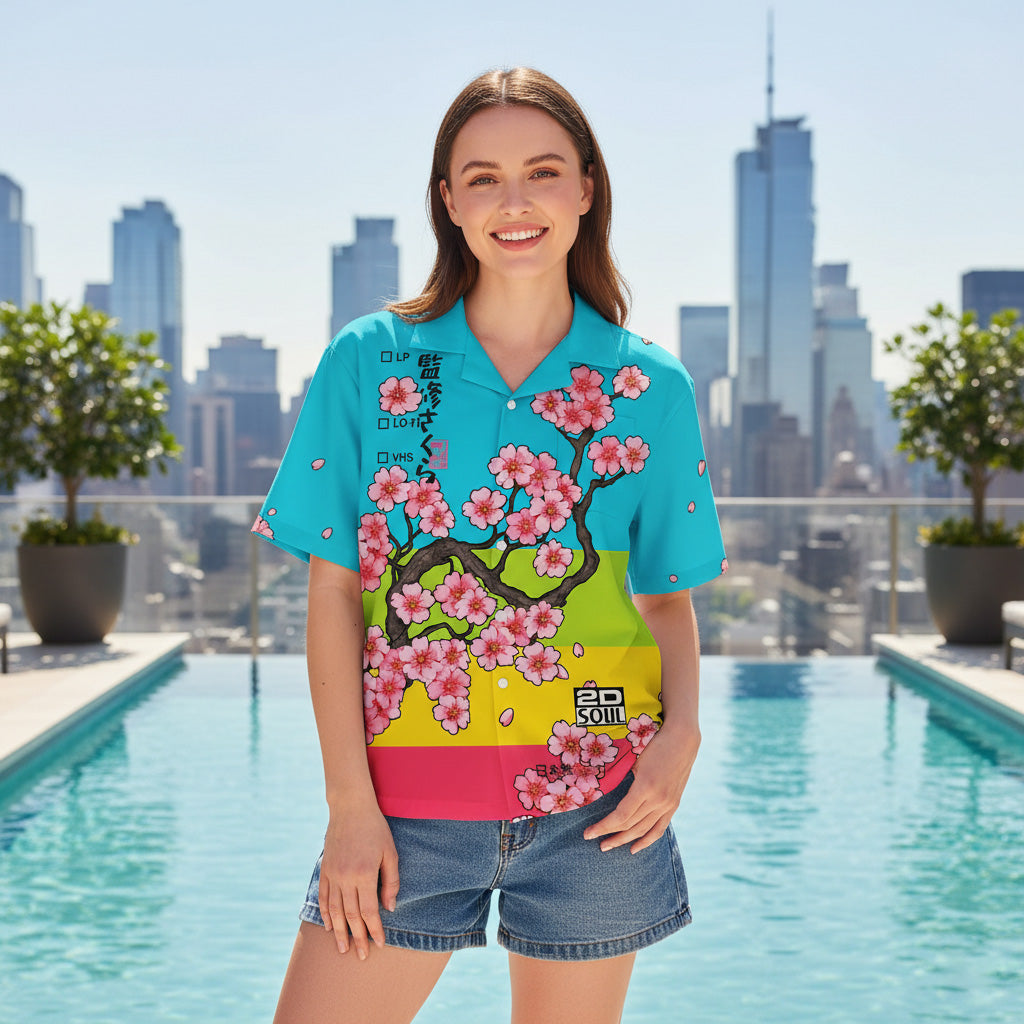 Sakura Cherry Blossom Japanese Hawaiian Shirt