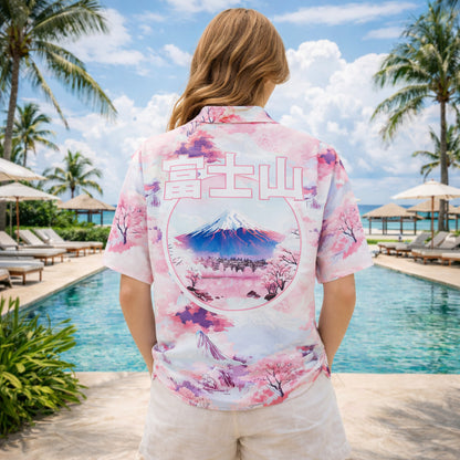 Sakura Fuji Summer Hawaiian Shirt