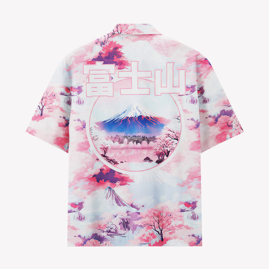 Sakura Fuji Summer Hawaiian Shirt
