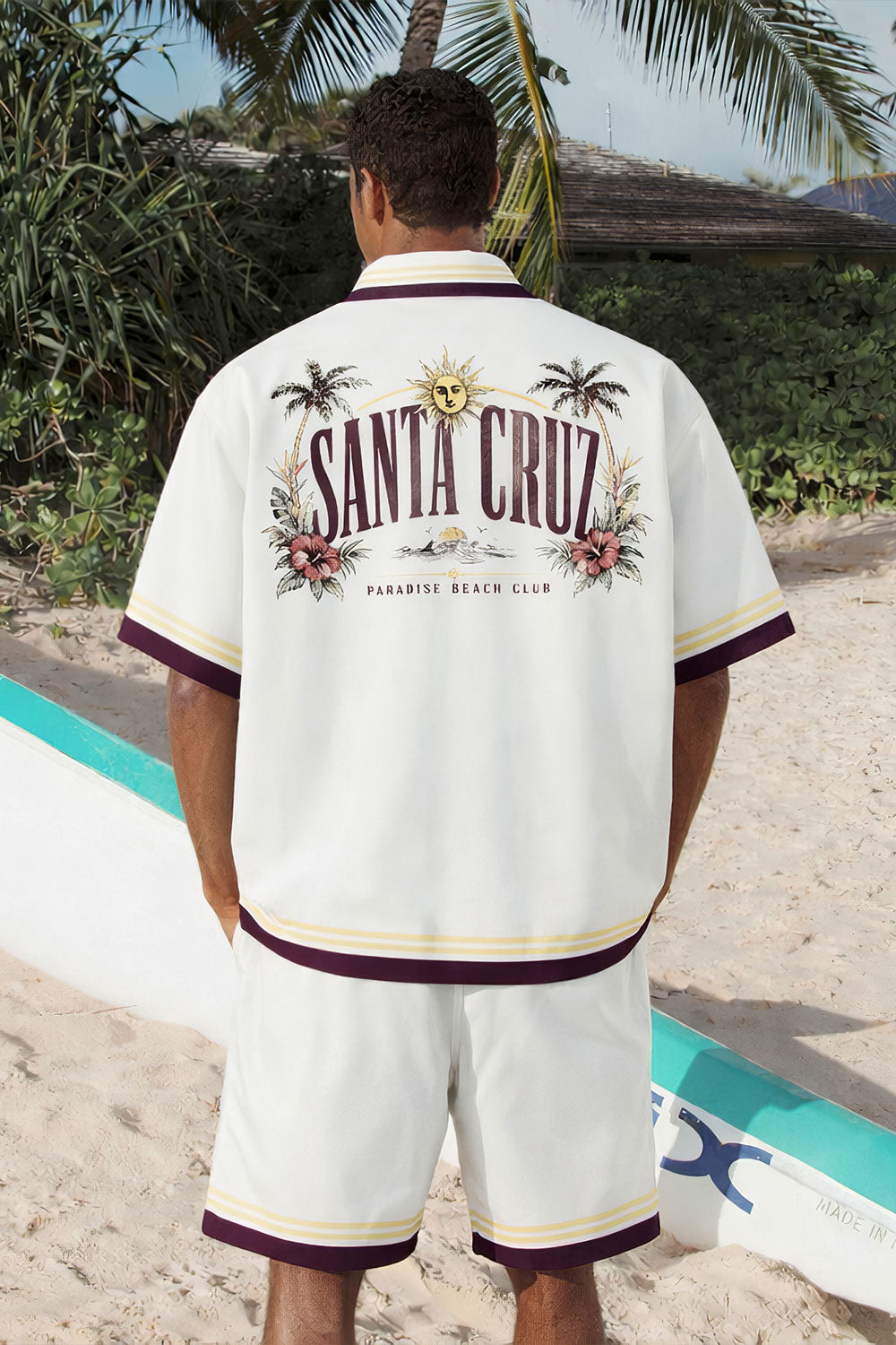 Santa Cruz Beach Club Shirt & Shorts Set