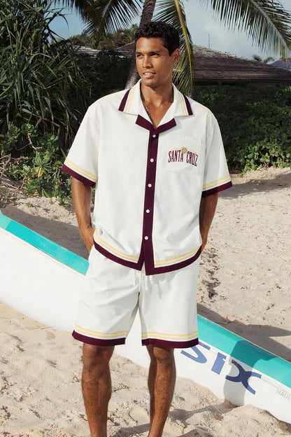Santa Cruz Beach Club Shirt & Shorts Set